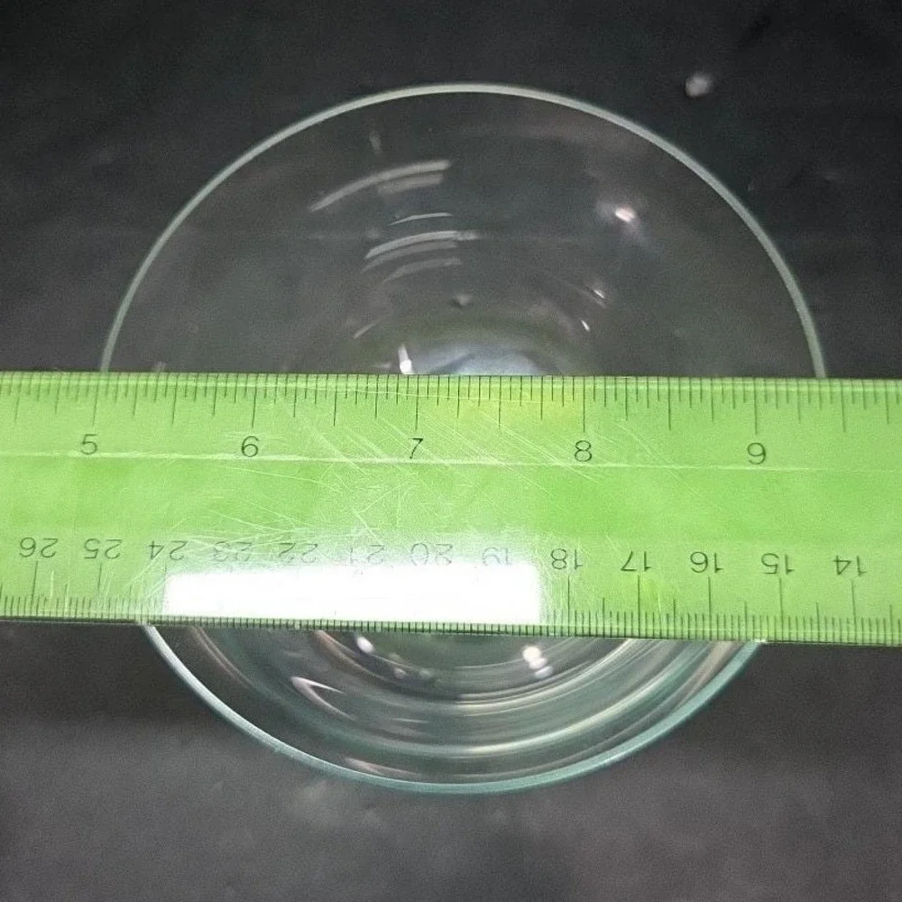 Marquis Waterford‎ Bermuda Green Champagne Coupe, Vintage Cut Crystal Stemware